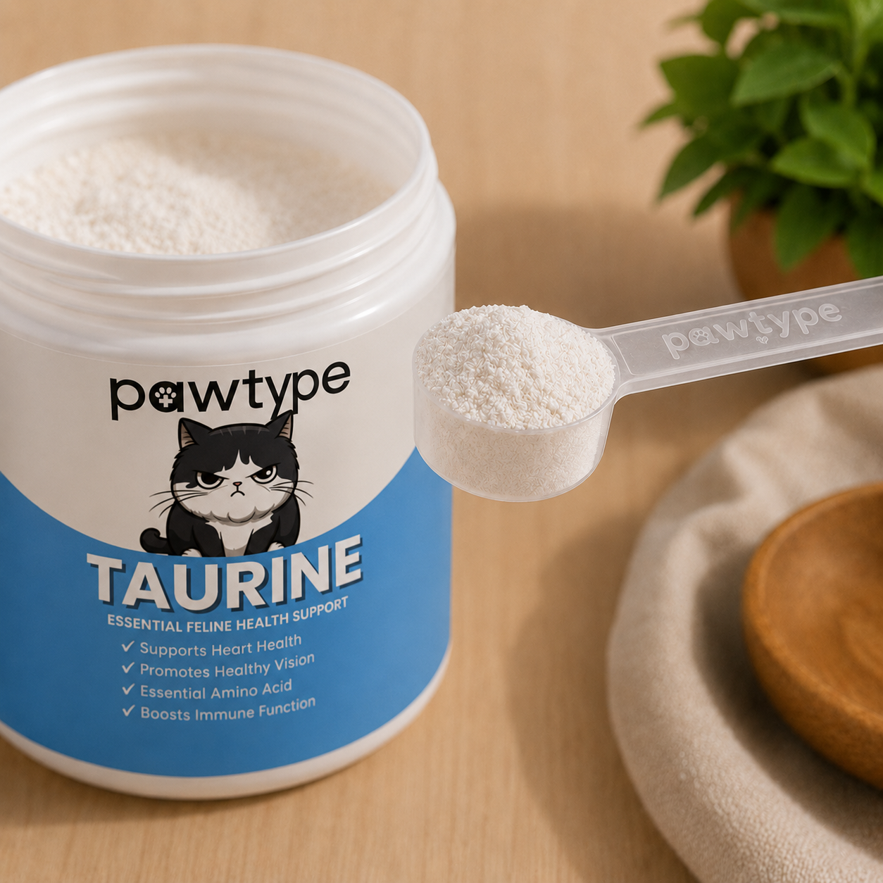 Pawtype Taurine Supplemento - 99,9% per Gatti