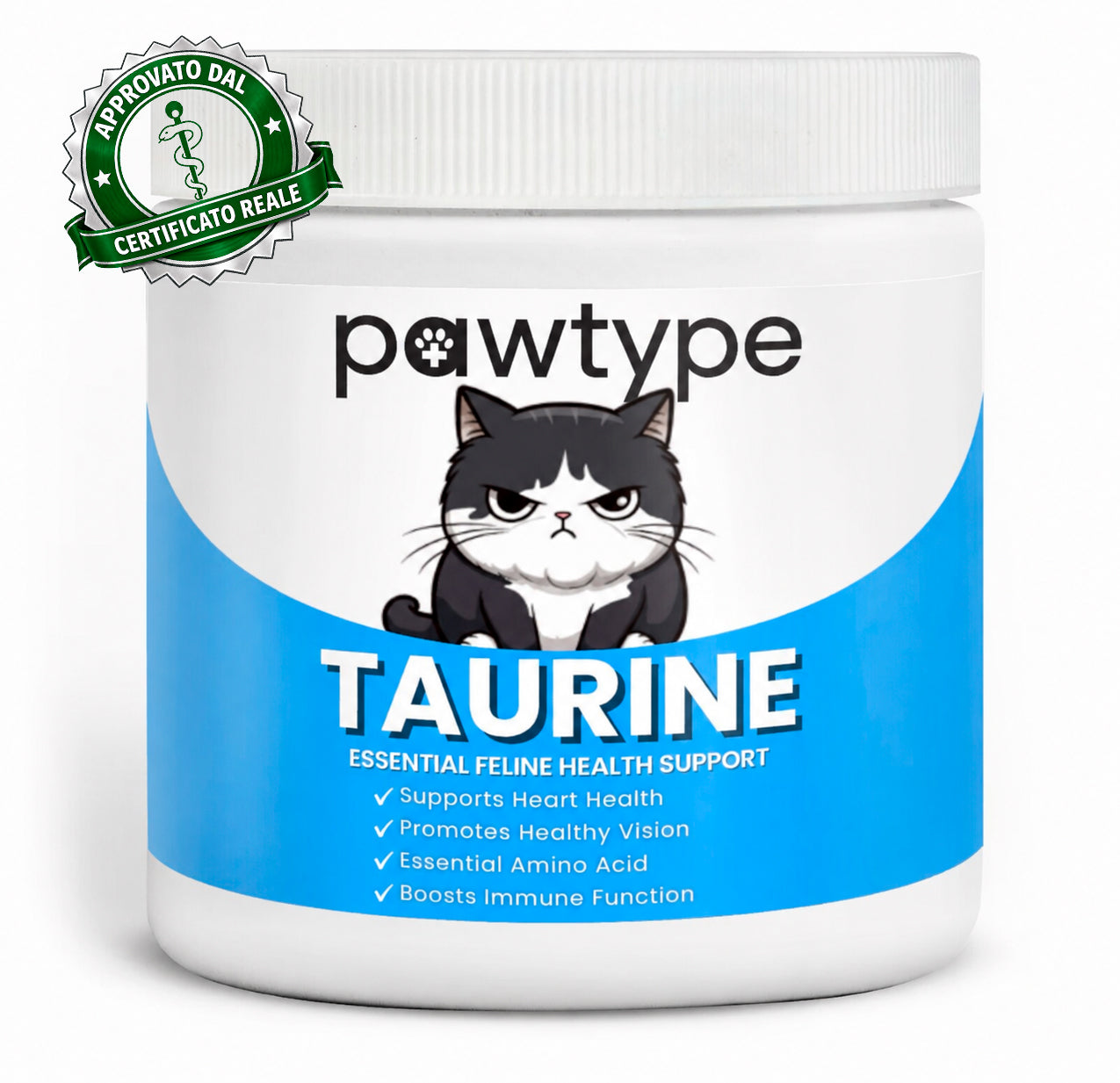 Pawtype Taurine Supplemento - 99,9% per Gatti